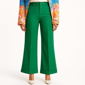 NWT GUCCI High Waist Wide Leg Wool Pants Size: US 10/ IT 46